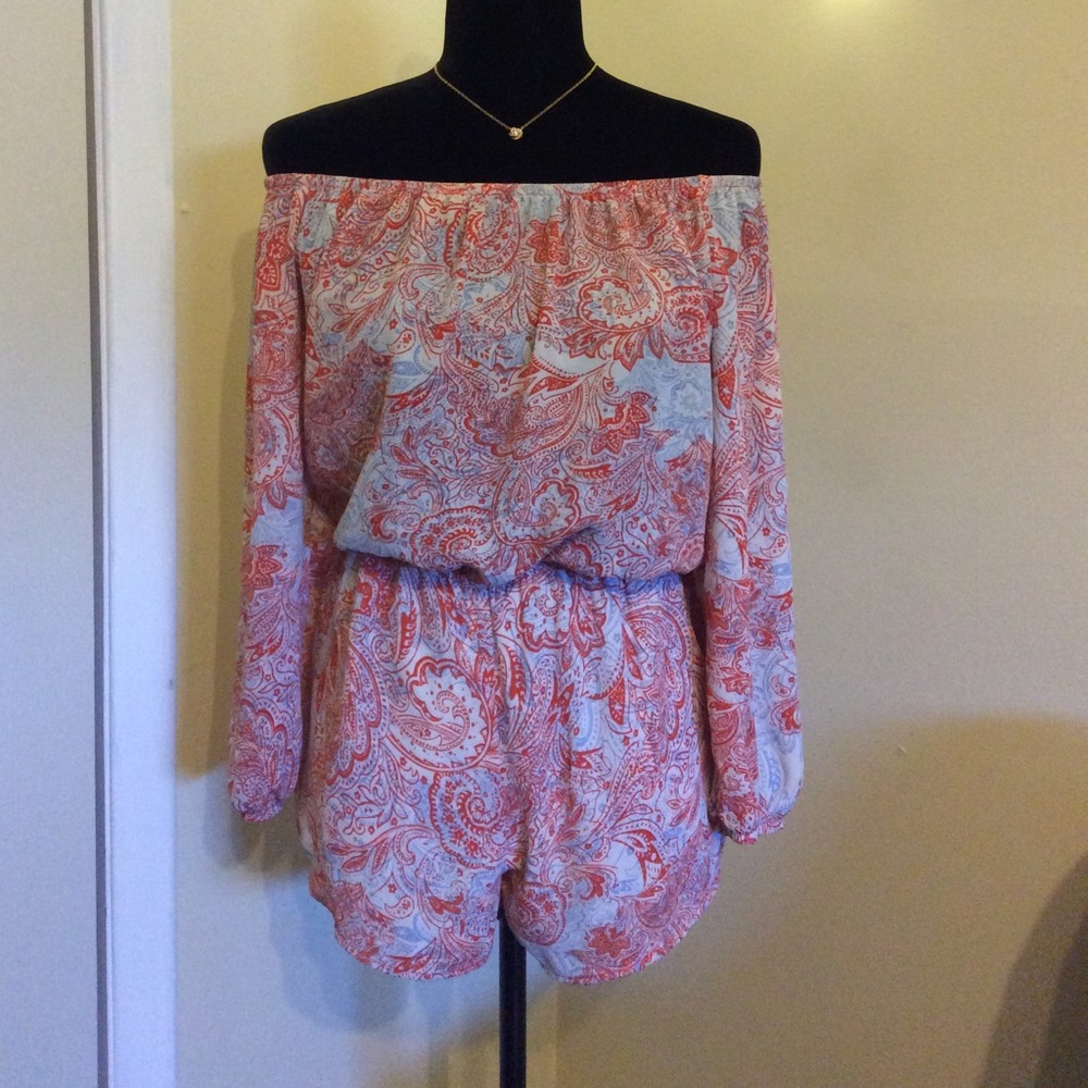 Off the Shoulder Romper